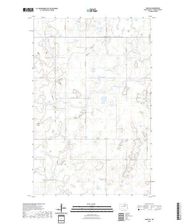Leeds NE topographic map thumbnail