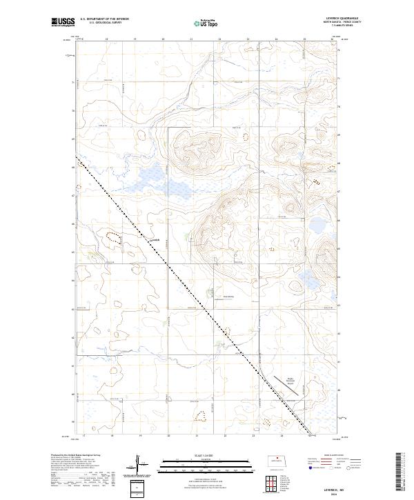 Leverich topographic map thumbnail