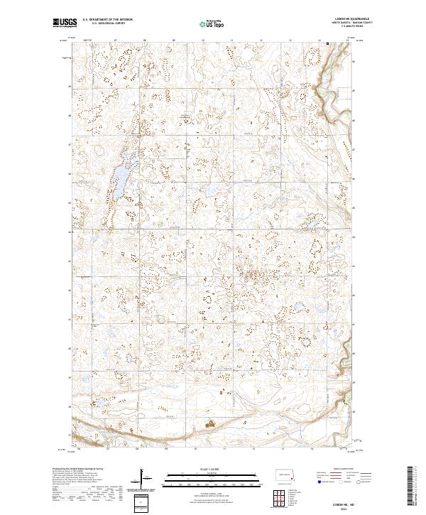 Lisbon NE topographic map thumbnail
