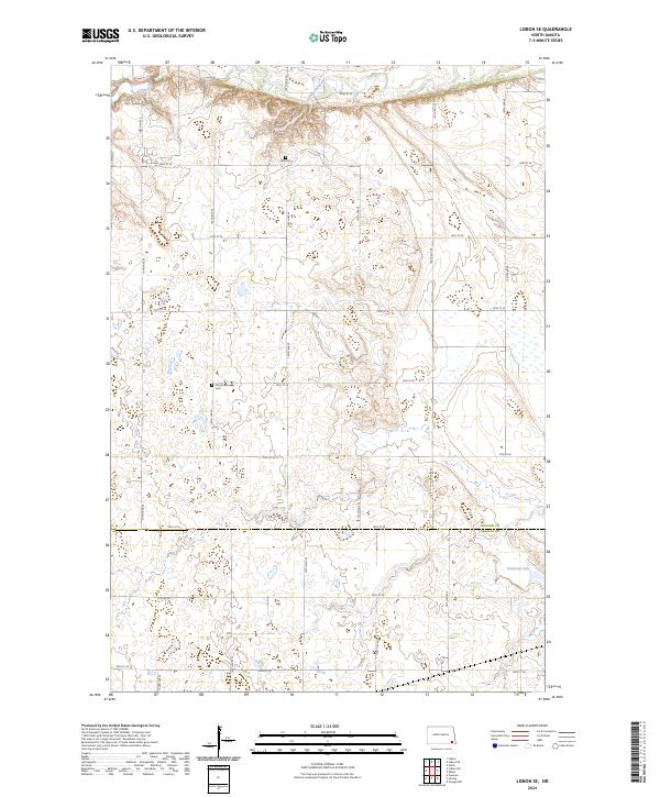 Lisbon SE topographic map thumbnail