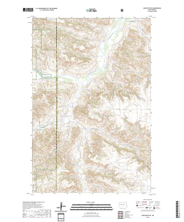 Lone Butte SE topographic map thumbnail
