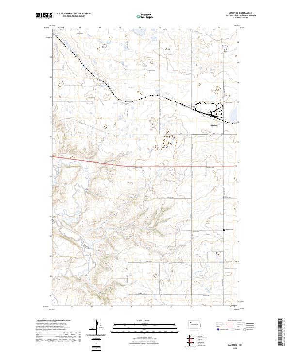 Manitou topographic map thumbnail
