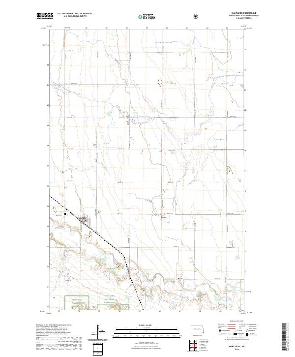 Mantador topographic map thumbnail