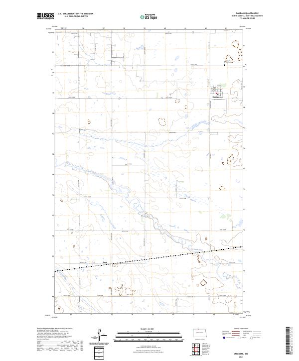 Maxbass topographic map thumbnail