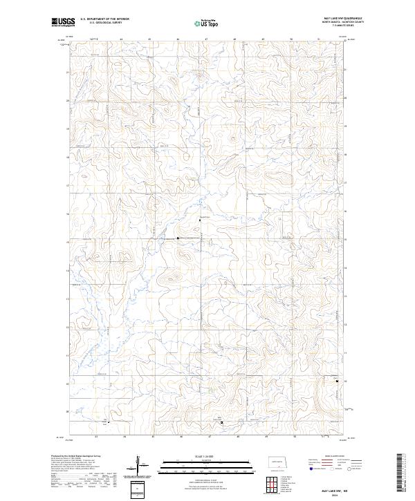 May Lake NW topographic map thumbnail