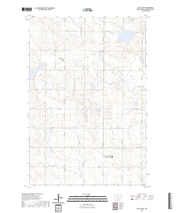 May Lake SE topographic map thumbnail