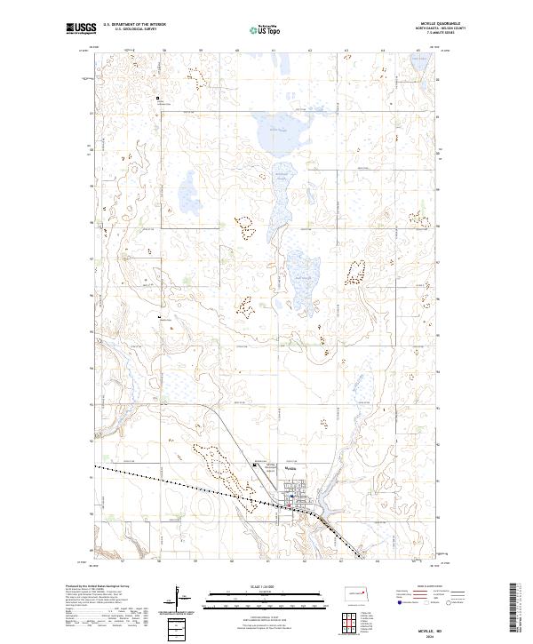 McVille topographic map thumbnail