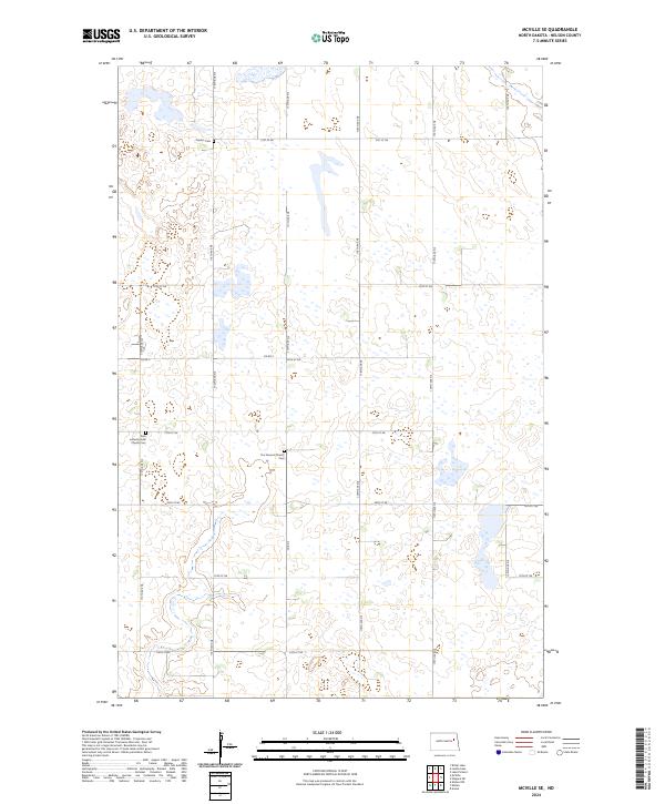 McVille SE topographic map thumbnail