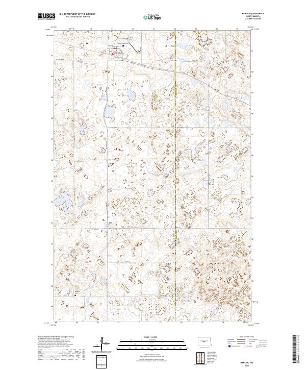 Mercer topographic map thumbnail