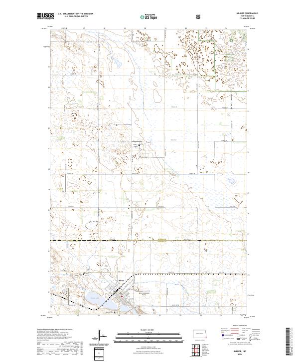 Milnor topographic map thumbnail
