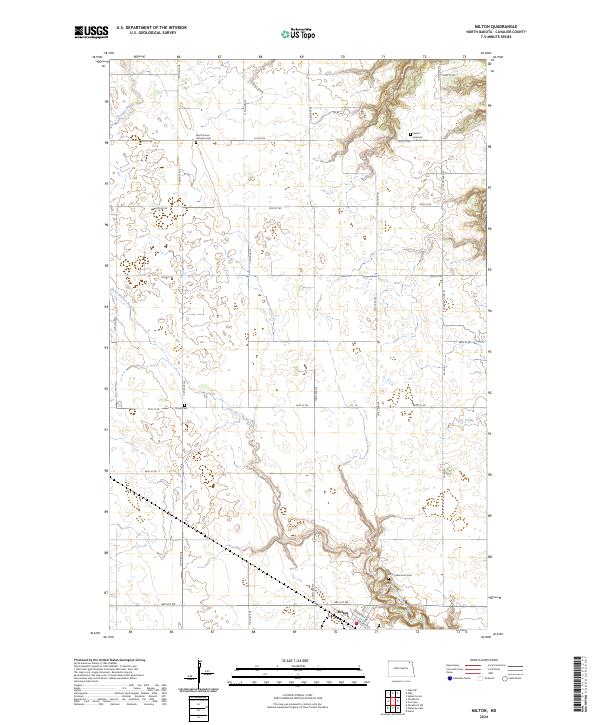 Milton topographic map thumbnail