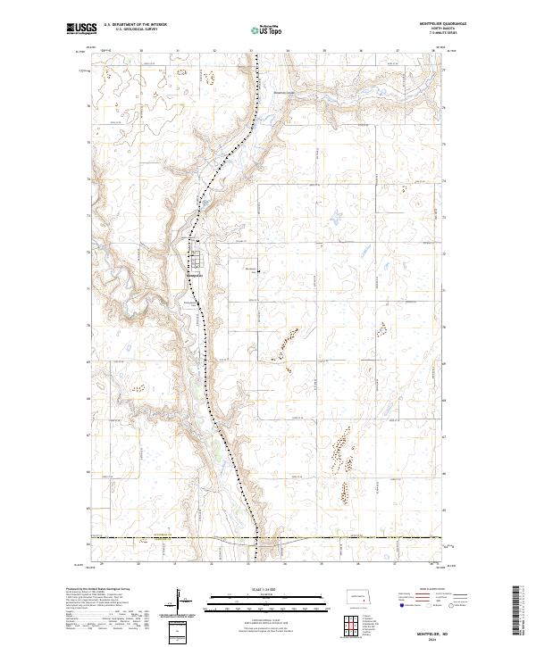 Montpelier topographic map thumbnail