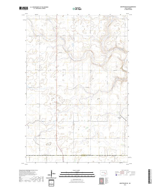 Montpelier NW topographic map thumbnail
