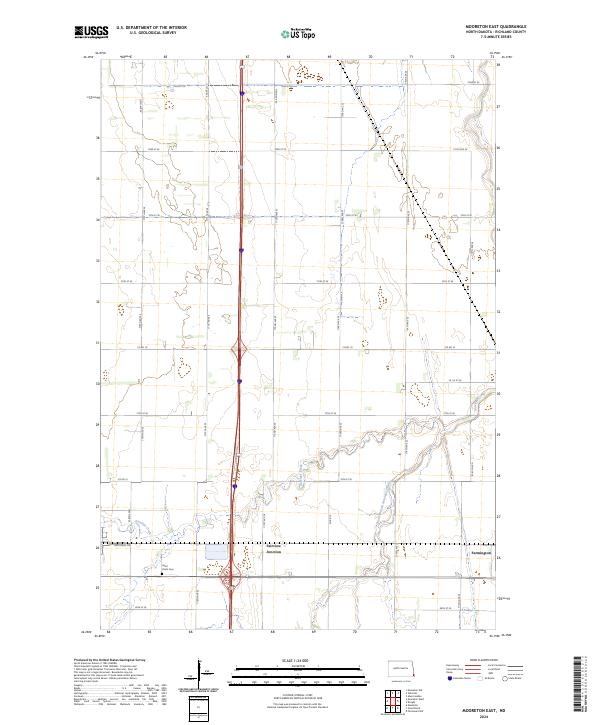 Mooreton East topographic map thumbnail