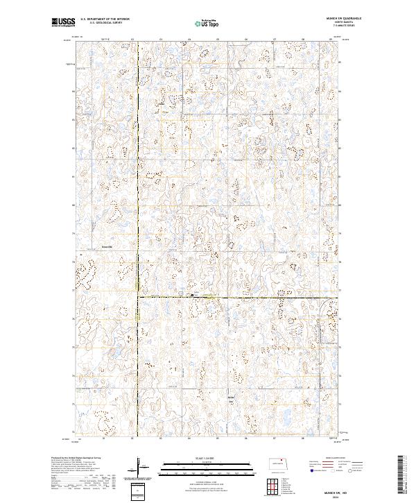 Munich SW topographic map thumbnail