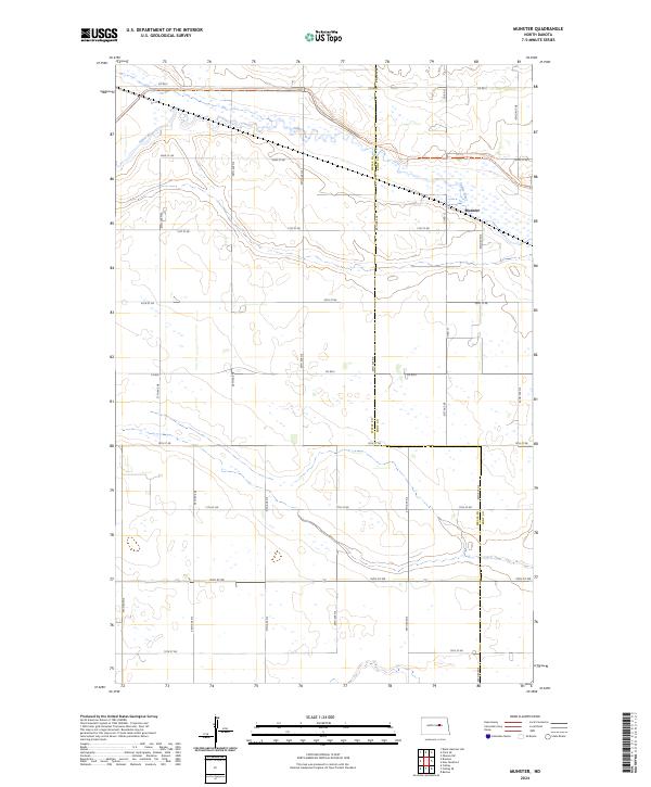 Munster topographic map thumbnail