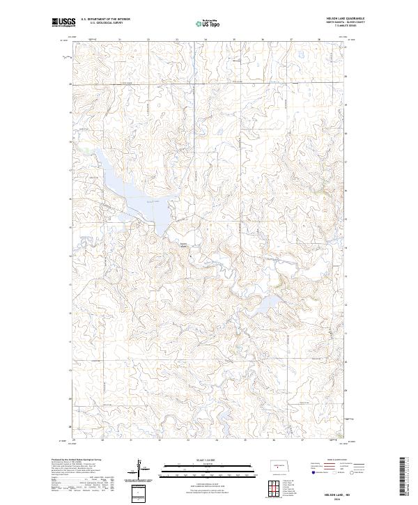 Nelson Lake topographic map thumbnail
