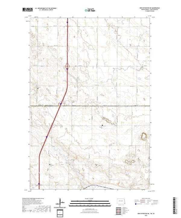 New Effington NE topographic map thumbnail