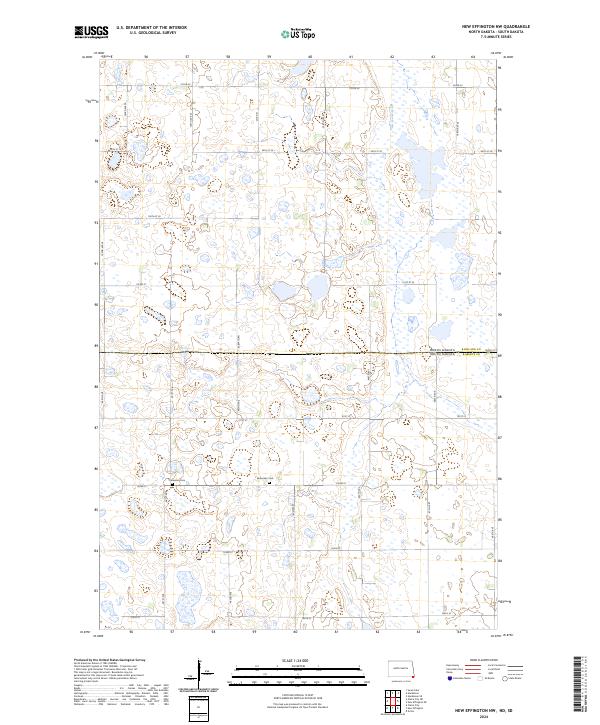 New Effington NW topographic map thumbnail