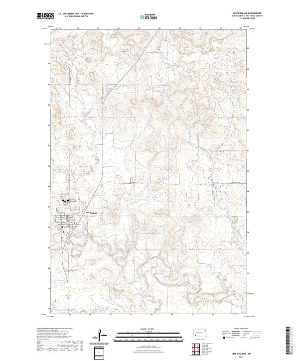 New England topographic map thumbnail