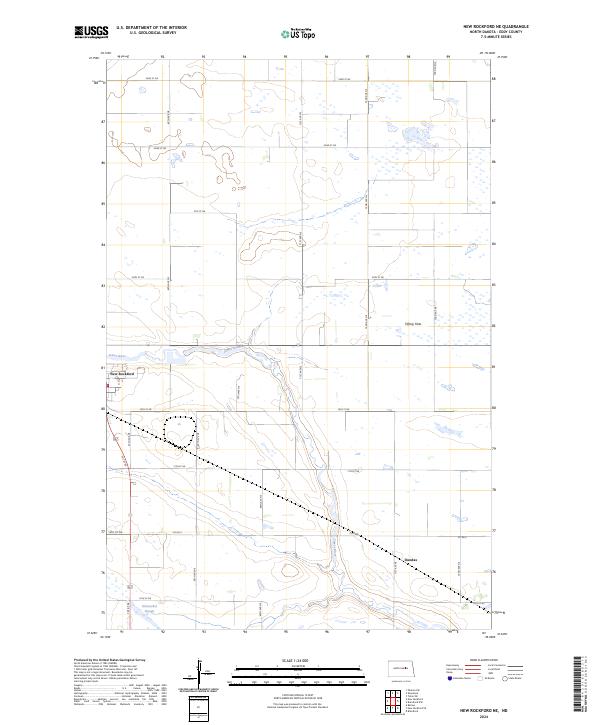 New Rockford NE topographic map thumbnail