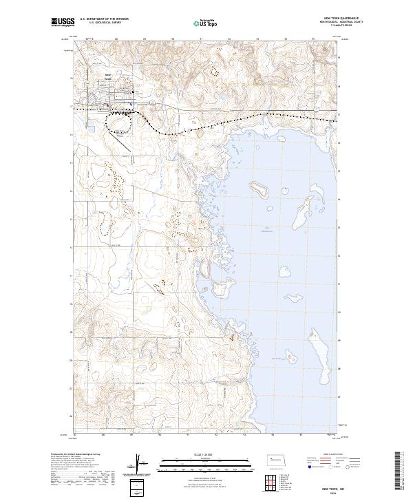 New Town topographic map thumbnail