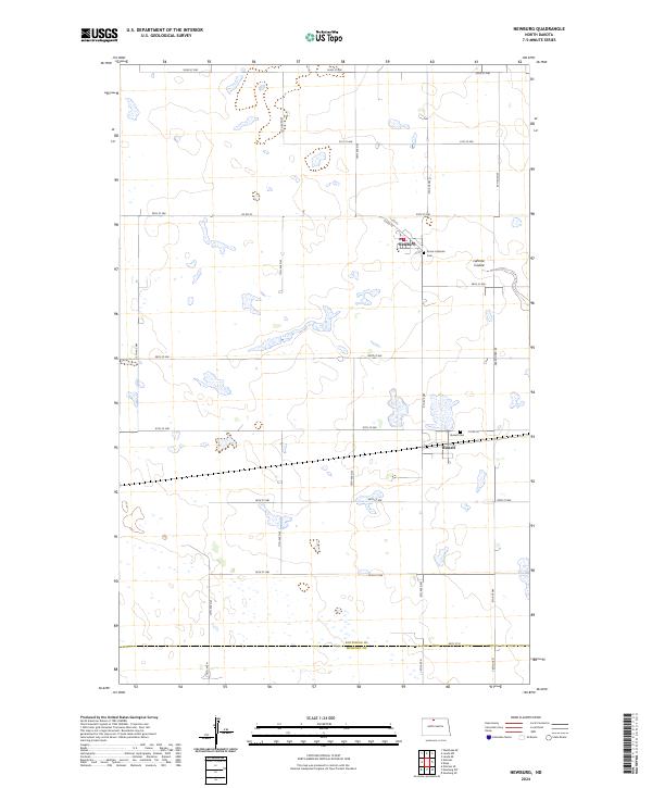 Newburg topographic map thumbnail