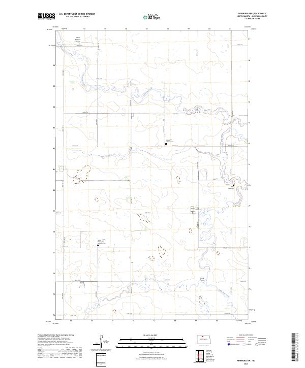 Newburg SW topographic map thumbnail