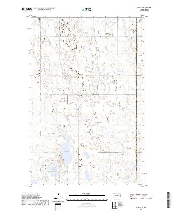 Niagara SW topographic map thumbnail