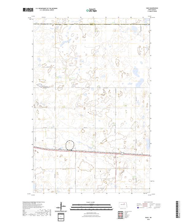 Niles topographic map thumbnail