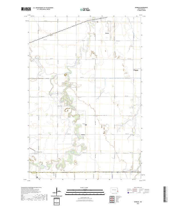 Norman topographic map thumbnail