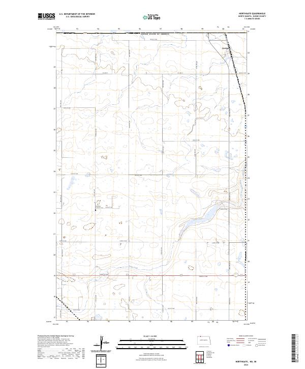 Northgate topographic map thumbnail