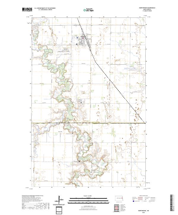 Northwood topographic map thumbnail