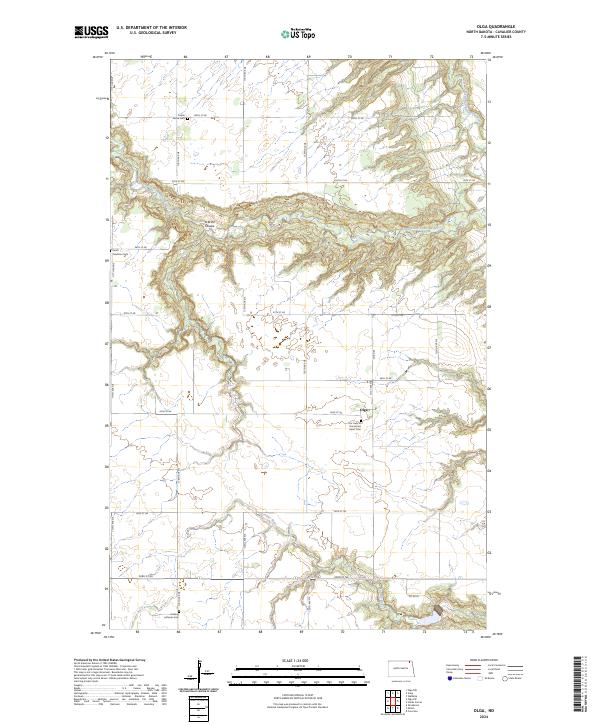 Olga 2024 topographic map thumbnail
