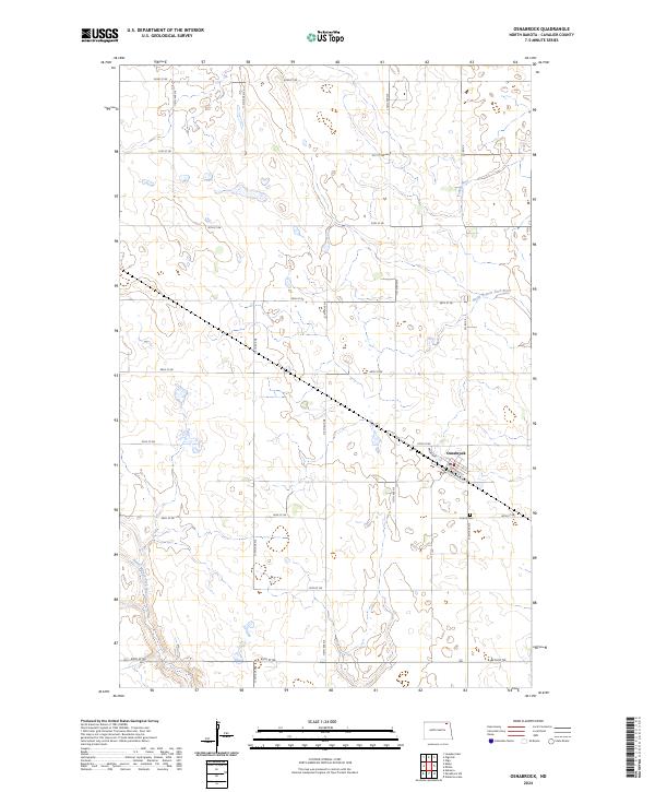 Osnabrock topographic map thumbnail