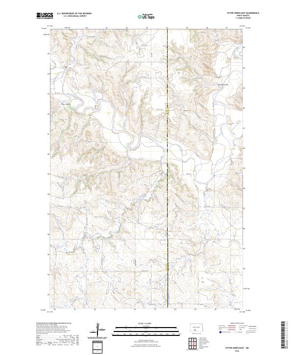Otter Creek East topographic map thumbnail
