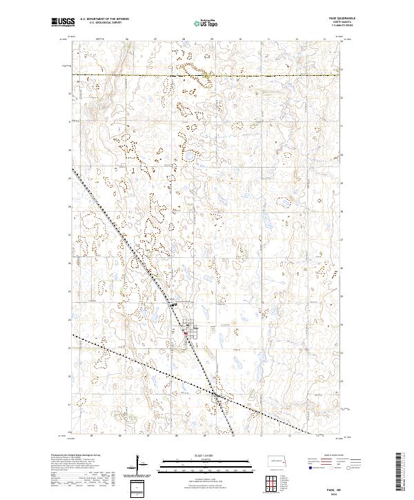 Page 2024 topographic map thumbnail