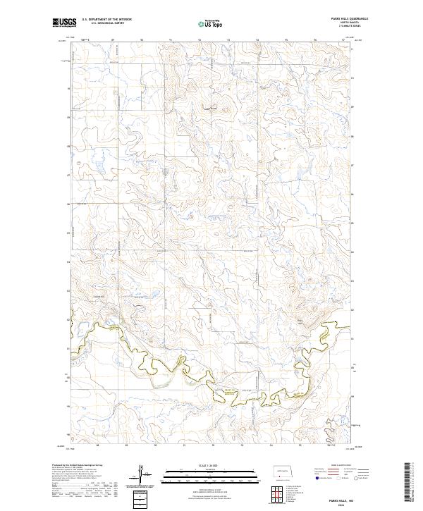 Parks Hills topographic map thumbnail