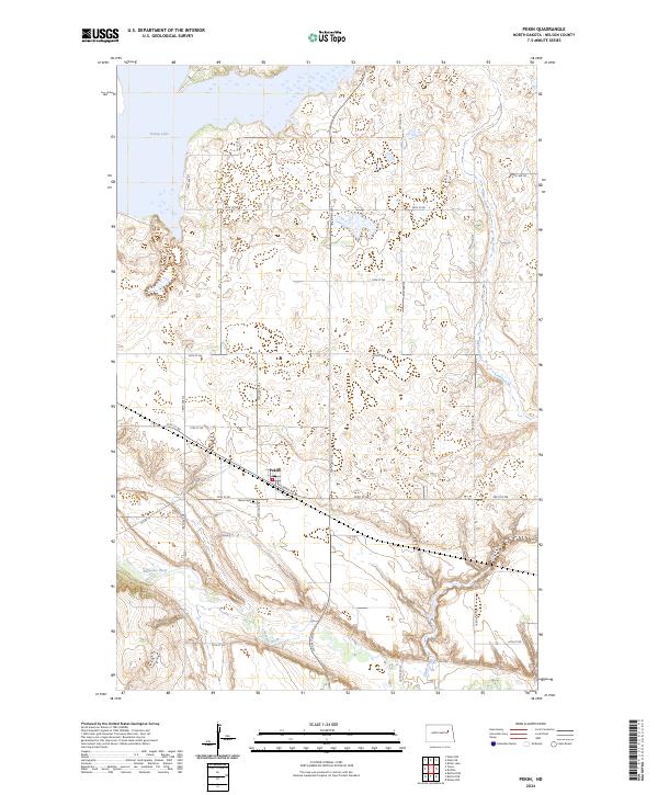 Pekin 2024 topographic map thumbnail
