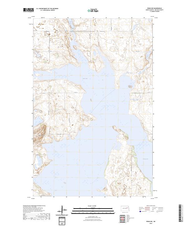 Pekin NW topographic map thumbnail