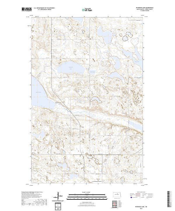 Petrified Lake topographic map thumbnail