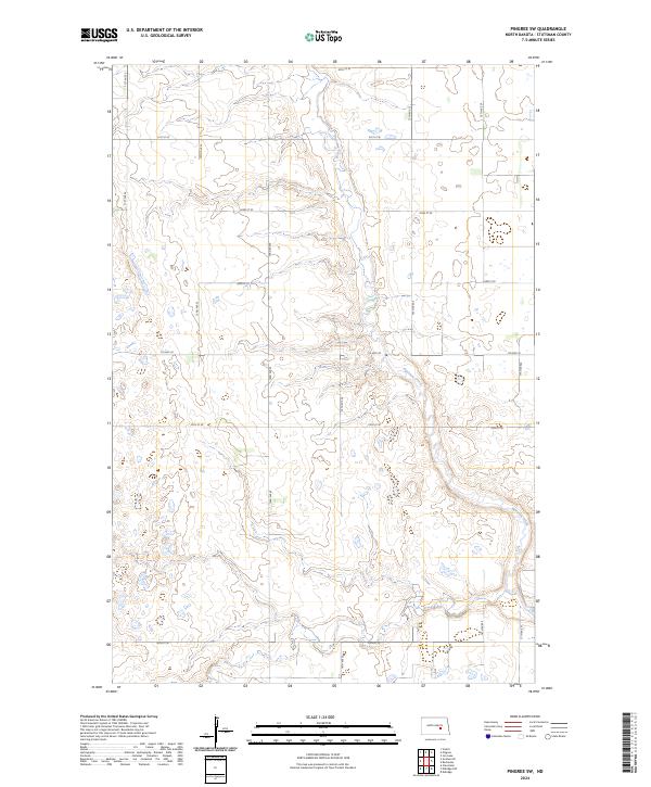 Pingree SW 2024 topographic map thumbnail
