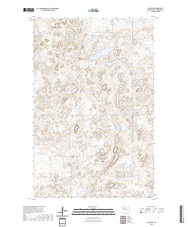 Plaza NE topographic map thumbnail