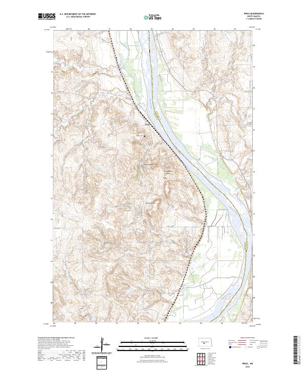 Price 2024 topographic map thumbnail