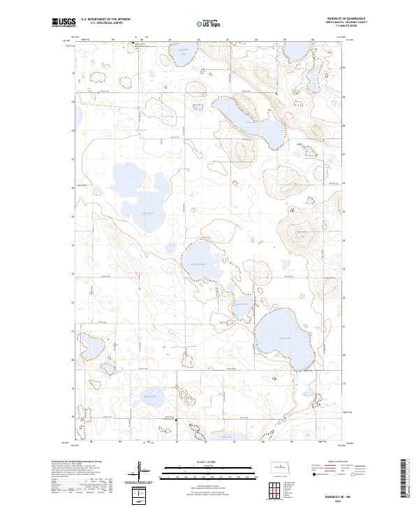 Rangeley SE 2024 topographic map thumbnail
