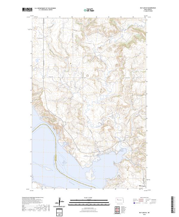 Rat Lake SE topographic map thumbnail