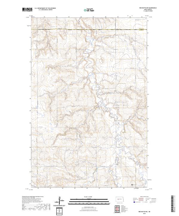 Red Butte NW topographic map thumbnail