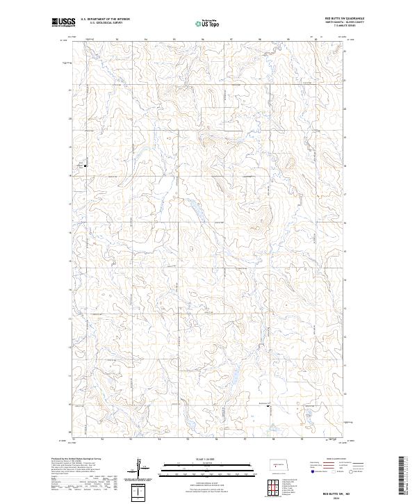 Red Butte SW topographic map thumbnail