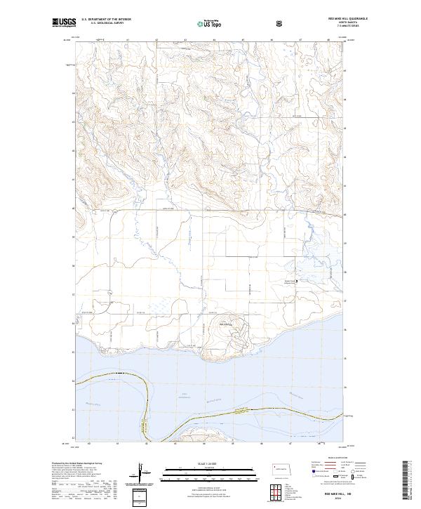 Red Mike Hill topographic map thumbnail