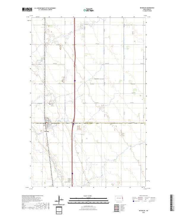 Reynolds topographic map thumbnail